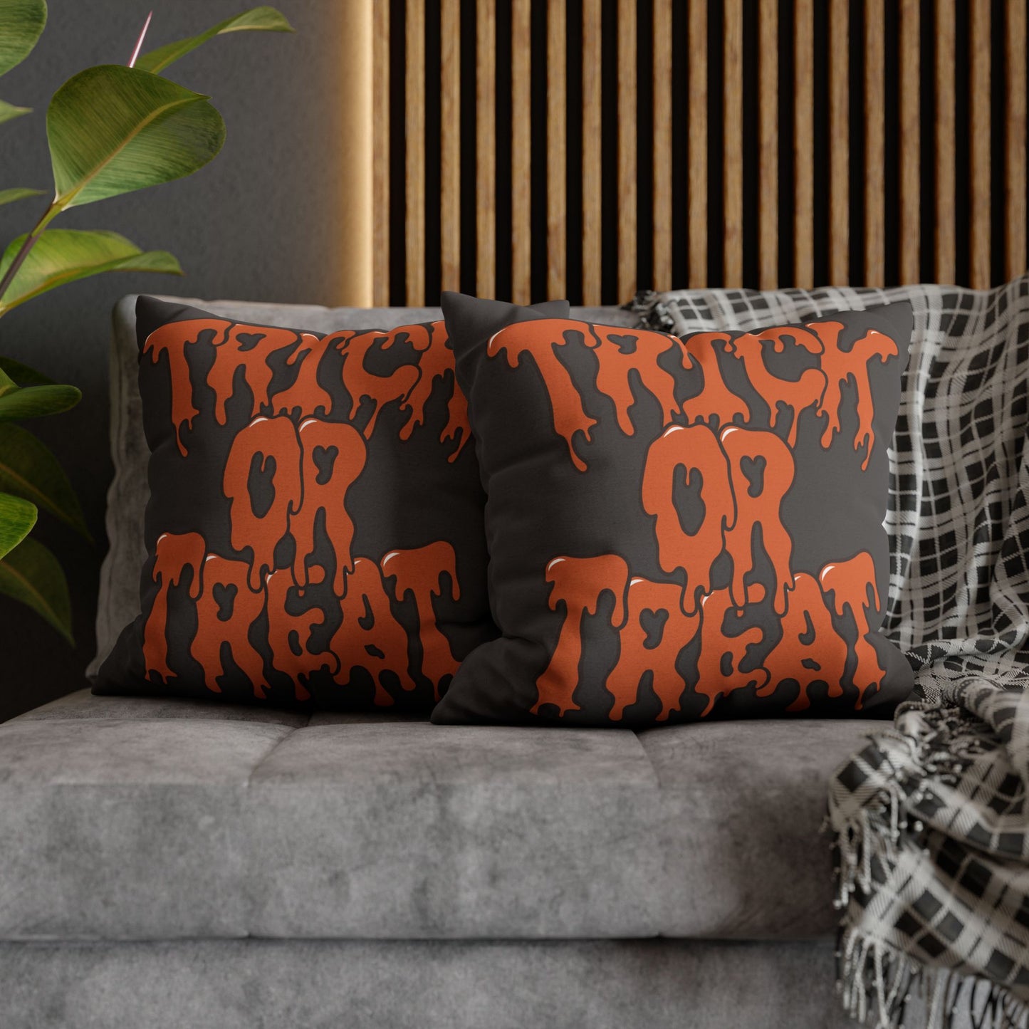 Trick-or-Treat 3 - Halloween Pillow Cover