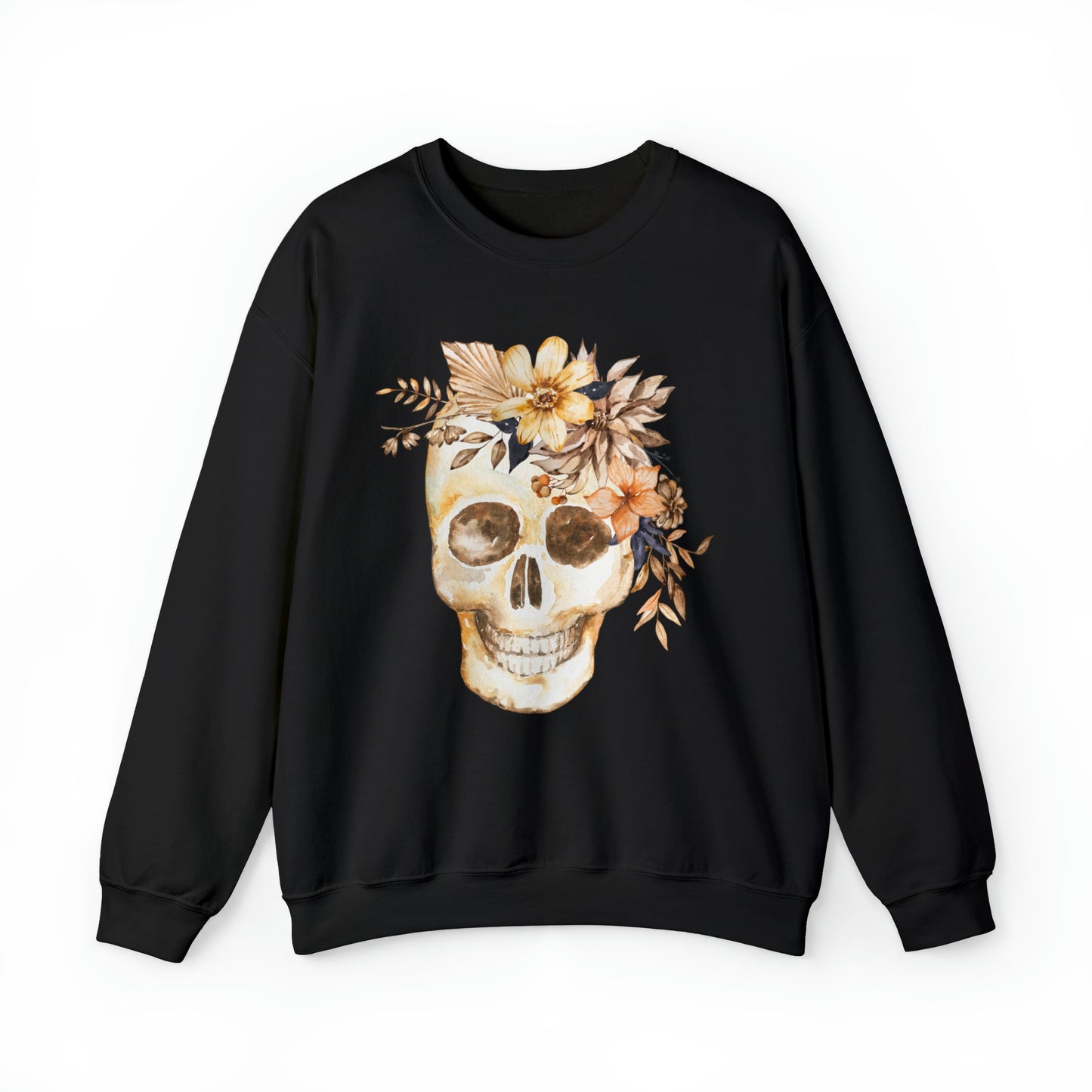 Flower Skull Halloween Sweatshirt