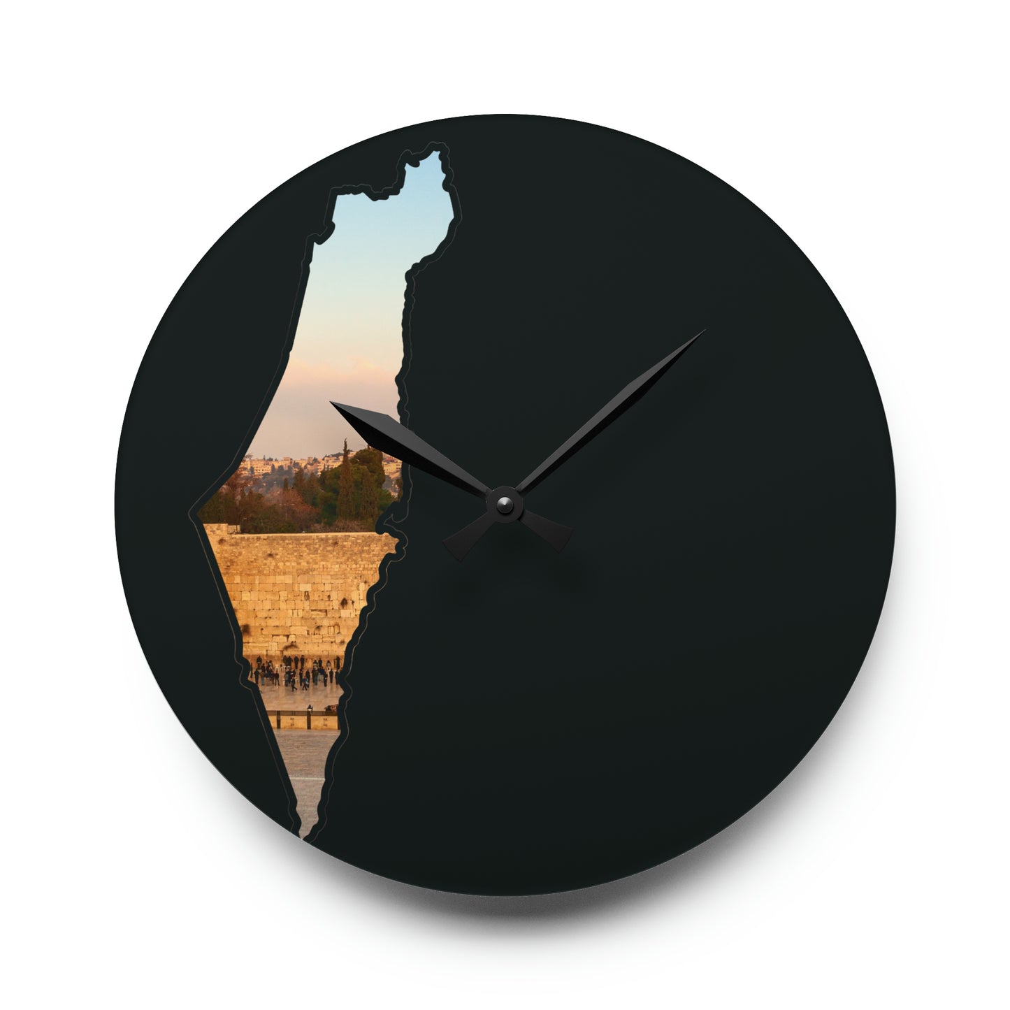 Israel Acrylic Wall Clock