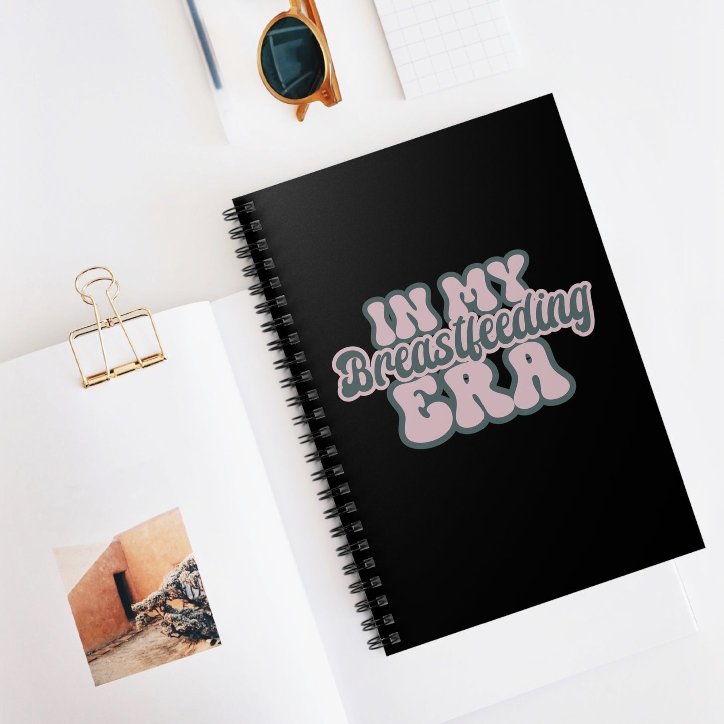 "In My Breastfeeding Era" Spiral Lined Notebook