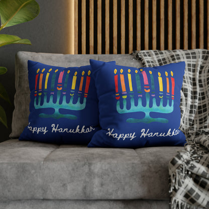 "Happy Hanukkah" Pillow Cover