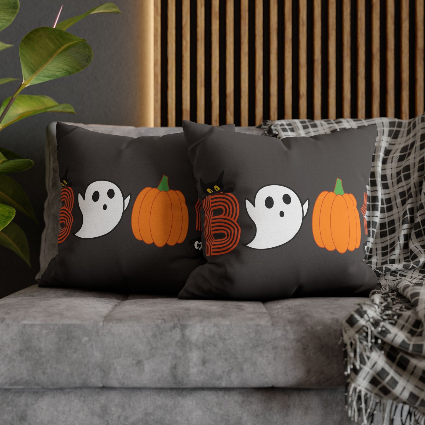 Boo! - Halloween Pillow Cover