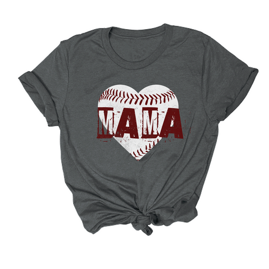 baseball mama tshirt