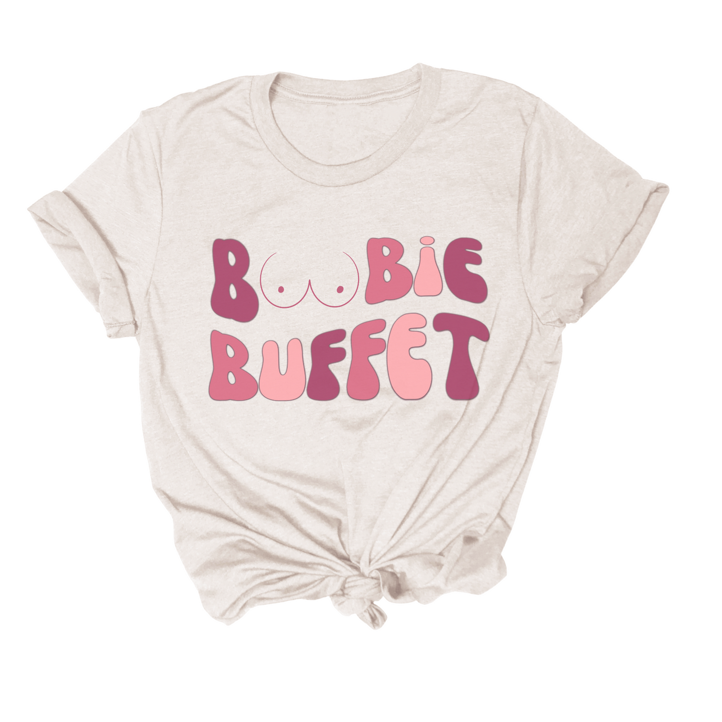 boobie buffet funny breastfeeding tshirt