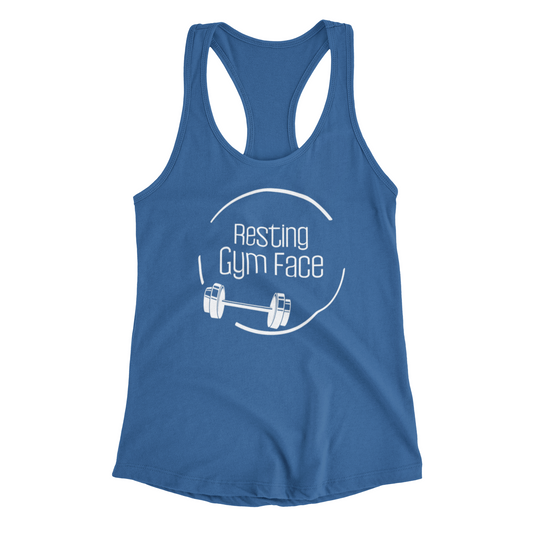 "Resting Gym Face" Gym Tank