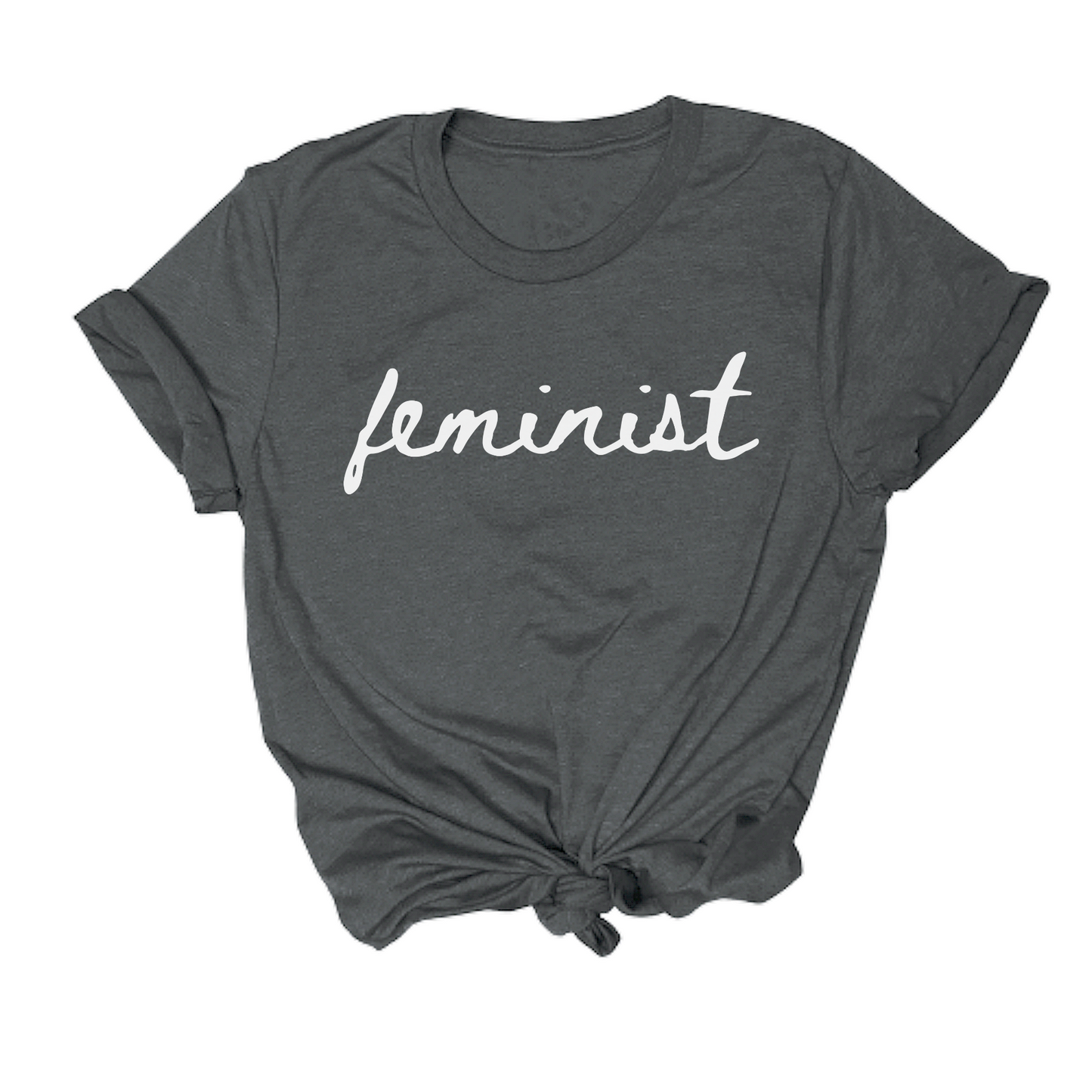 feminism themed tshirt that says feminist